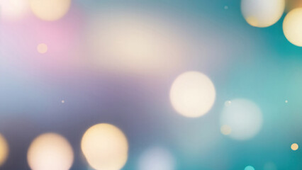 Pastel Black, Teal, gold yellow, white silver, pale pink Abstract blur bokeh banner background