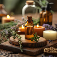 Fototapeta na wymiar Aromatherapy scent, scent therapy
