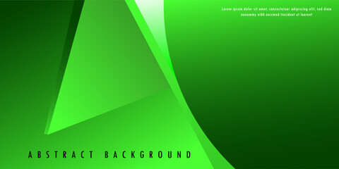 Abstract and geometric Green Background Template Vector, Green Background with geometrict shape,