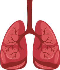 Human Lung Vector file Free Download
