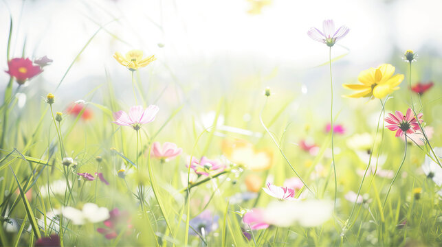 field of flowers
