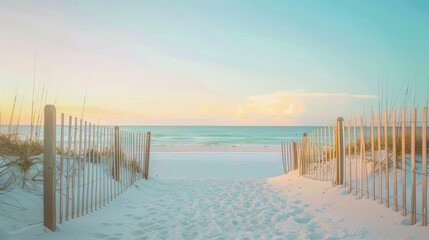 Fototapeta premium sunset over the sea