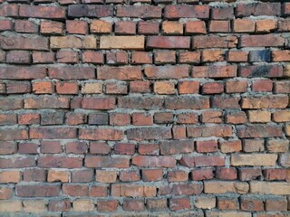 Background old brick wall