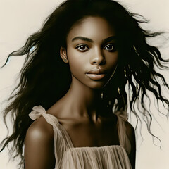 Fototapeta premium African American woman style