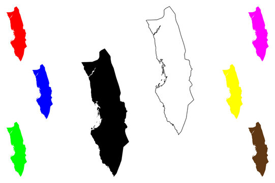 Jeddah City (Kingdom of Saudi Arabia, Mecca or Makkah al-Mukarrammah Region) map vector illustration, scribble sketch City of Jedda, Jiddah or Jidda map