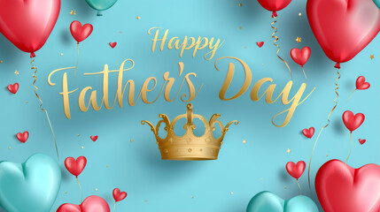 Happy father's day celebration background