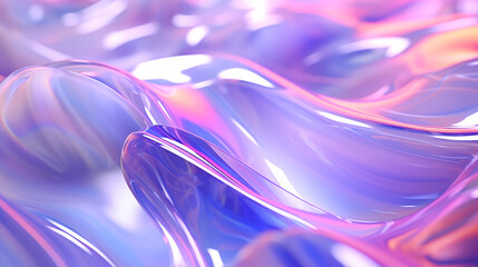 Holographic abstract 3D shapes background picture material	
