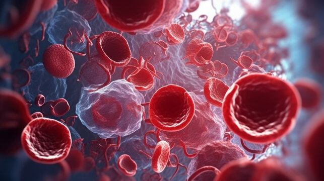Red Blood Cells Mutation Illustration