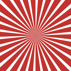 sunburst background retro rays layout, vintage sunbeam burst. Party invitation, carnival circus ticket ray pattern, stripped vector background. Fair poster