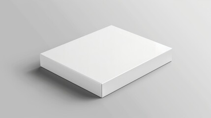 Box with a white background. Modern illustration.