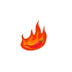 hot burning red chilies