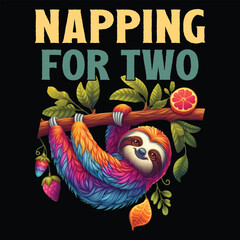 Women's Napping For Two Maternity T-Shirt