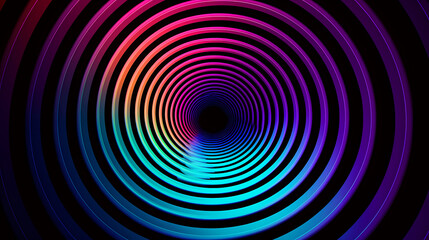 Fototapeta premium Abstract spiral concentric circle pattern