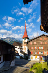 Obraz premium Catholic Parish Church of St. Peter and Paul, Burglen near Altdorf, Switzerland