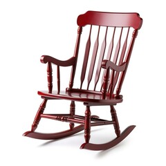 Rocking chair maroon