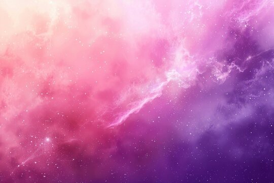Hazy gradient of pink to purple, reminiscent of a distant nebula.