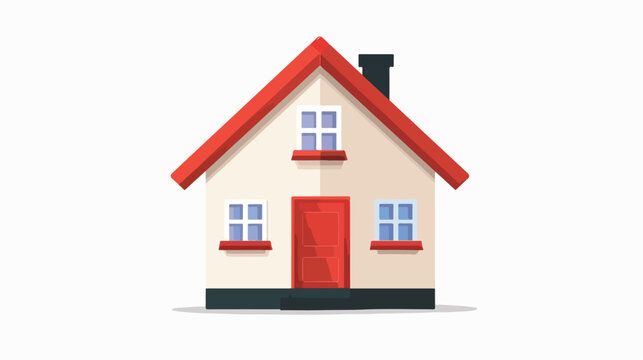 Home icon. real estate icon. flat vector isolated on
