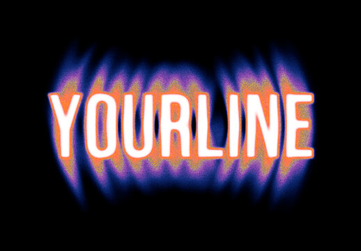 Moved Rounded Text Effect 01
