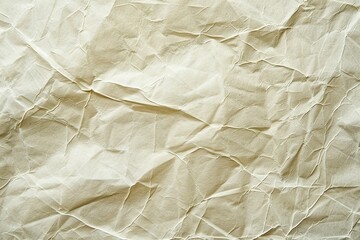 Paper wrinkle background. Texture of luxury white regular paper, capturing the subtle fibers and surface irregularities typical of standard paper. Closeup. Designs decoration, nature backdrop concept.