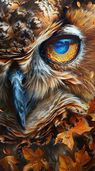 Eye of the Predator Eagle, generative ai