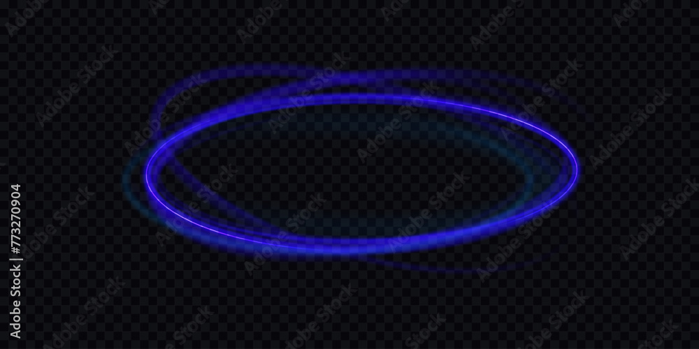 Poster abstract light neon background. luminous circle. luminous spiral cover. wake wave, fire path trail l