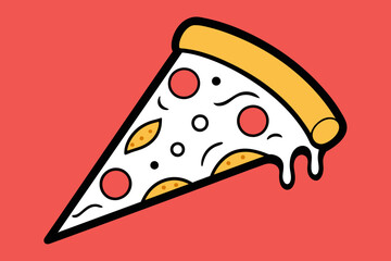 Pizza Slice Illustration 