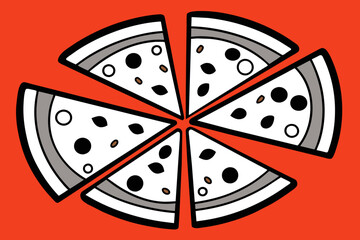 Pizza Slice Illustration 