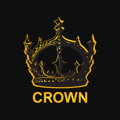 Crown ilustration logo