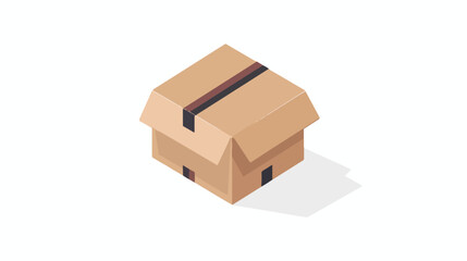 Vector Box for use as needed flat vector isolated on