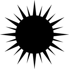 Set of sun icons - vector.