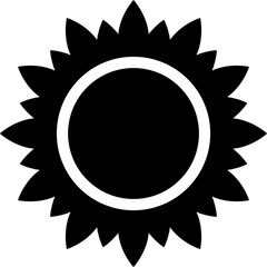 Set of sun icons - vector.