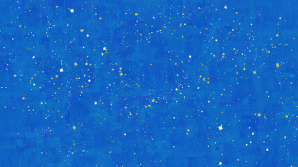 blue abstract background with sparkles. blue oil paint brush abstract background. oil painting texture. 