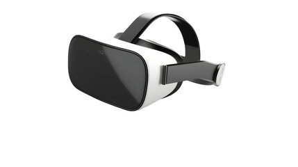 VR Headset PNG: Immersive Virtual Reality Device Isolated on White | Transparent Background | Hand Edited Generative AI