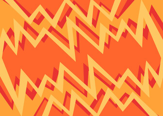 Abstract background with overlapping sharp zigzag line pattern