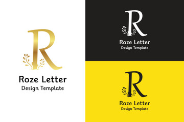 Roze Letter Logo Template © Ghost