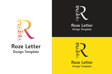 Roze Letter Logo Template