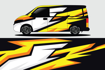 vector background for camper van, bus and van packages