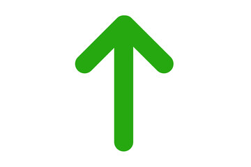 green arrow graph up direction icon