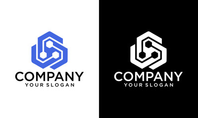 Abstract letter R logo design template. Line creative sign. Universal vector icon.