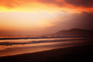 Epic Sunset on Agadir beach