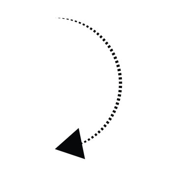 Loading arrow icon. Circle arrow icon. Circle arrow. Round reload icon. Repeat icon. Loading symbol. Semicircular curved thin long double ended arrow. Vector illustration. Eps file 57.