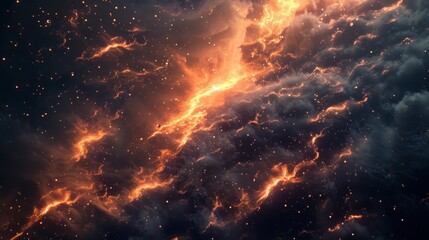 Cosmic Splendor, Majestic Nebulae and Stars, Ethereal Space Photography, Galactic Cloud Formations, Celestial Wonders, Deep Space Exploration, Astronomical Phenomena, Stellar Nursery, Universe Beauty