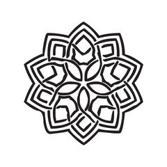 Islamic floral icon