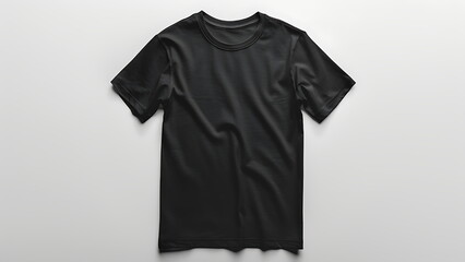 black t shirt mockup with generative ai