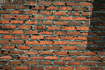 Rustic Orange Brick Wall Perfect For Background
