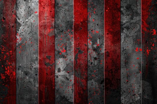 Dark red and grey grunge stripes abstract background