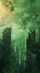 Abstract Post-Apocalyptic Background
