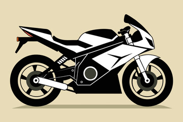 vector design of a Sport bike 