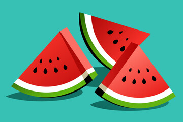 Watermelon Slice Illustration