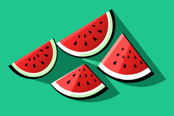Watermelon Slice Illustration